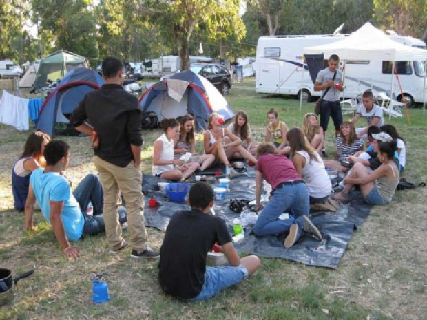 Colonie de vacances en camping en Corse