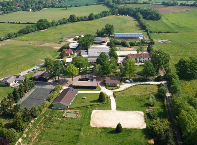 vue aérienne du domaine de l'espérance