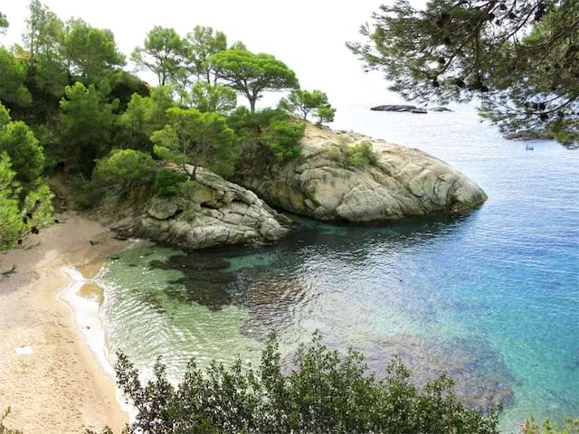 vue sur les plages Corses en colonie de vacances d'été