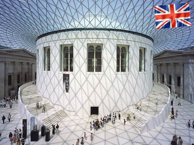 L'intérieur du British Museum de Londres en Angleterre