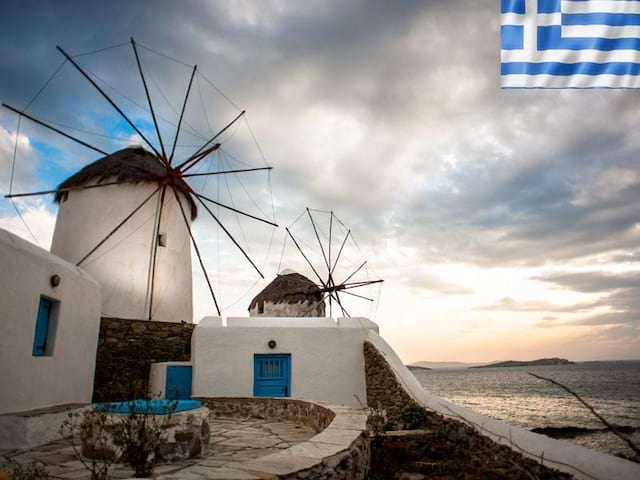 Moulin de Grèce en colonie de vacances cet été