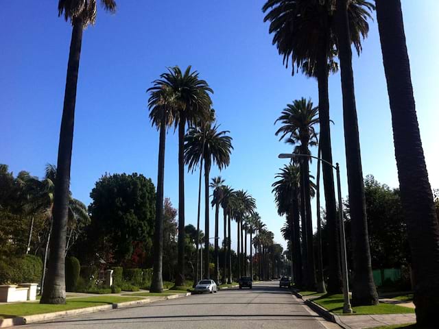 Vue sur palm spring cet été en colonie de vacances pour ados