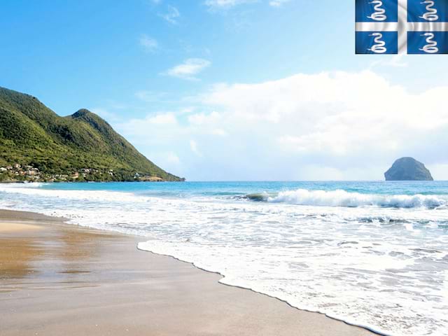 Plage de martinique cet été en colo