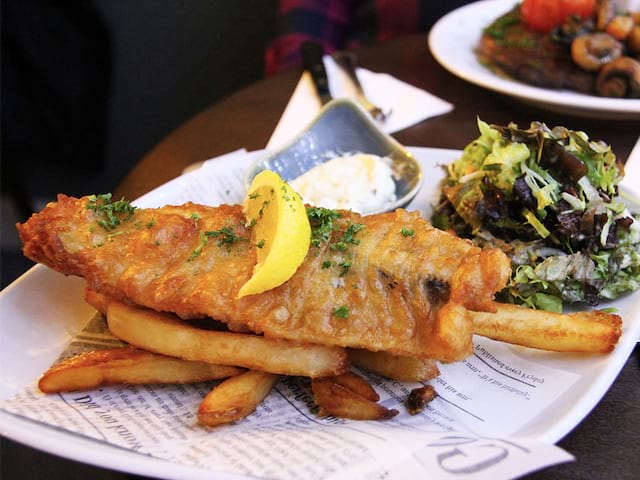 Fish&Chips de Londres en Angleterre