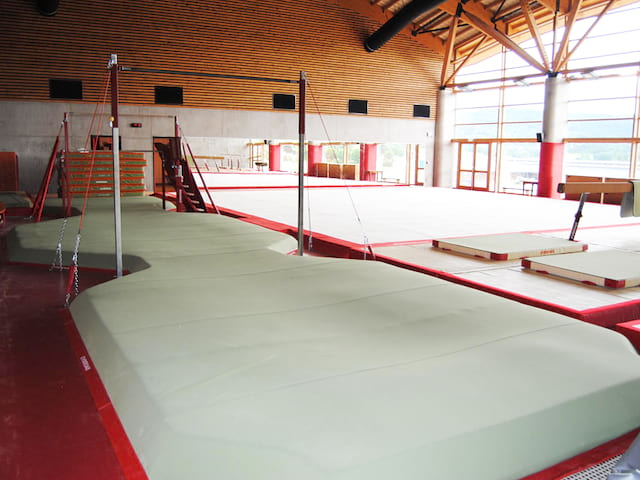 gymnase de stage sportif de gymnastique artistique 