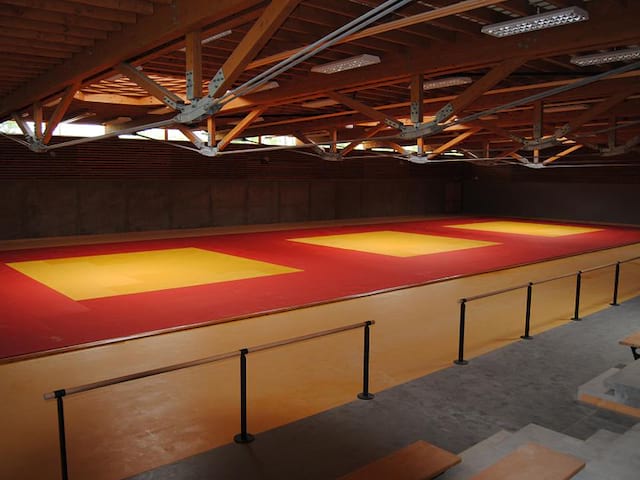 infrastructures de judo pour le stage sportif de judo de cet été