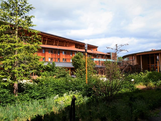 vue sur le centre de colonies de vacances et stages sportifs d'été 