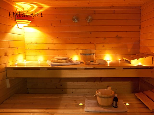 Sauna en colonie de vacances à Helsinki cet été