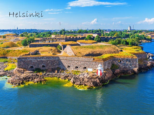 Helsinki vu de haut en colonie de vacances cet été 