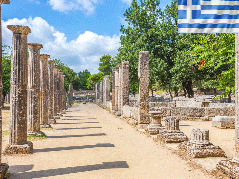 Ruines antiques de grèce en colo cet été pour ados 