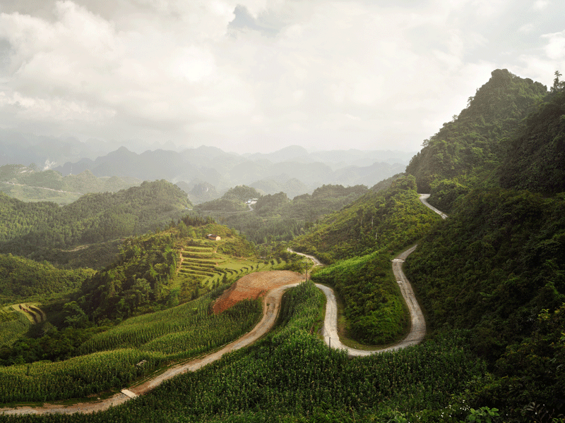 Paysage de colonie de vacances au vietnam cet été