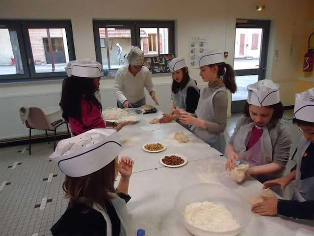 Atelier cuisine de la colonie de vacances cet été