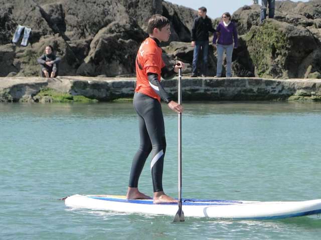 Ados qui fait du Paddle en colo