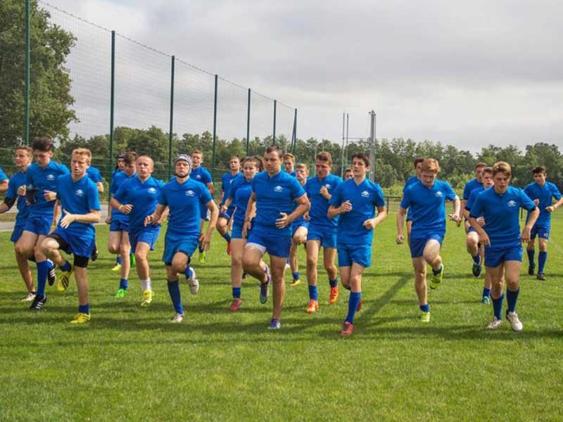 entrainement de rugby enfants et ados colonie de vacances