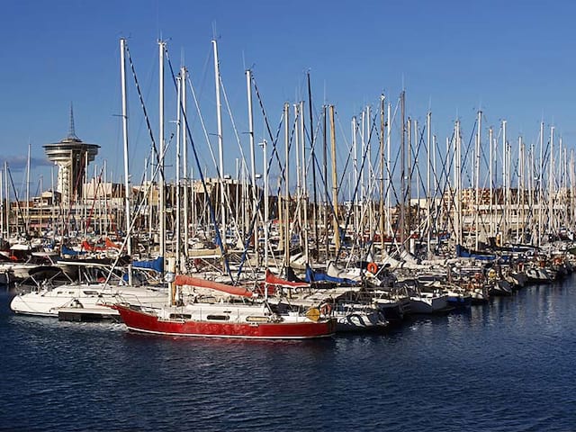 Photo d'un port d'Occitanie en été