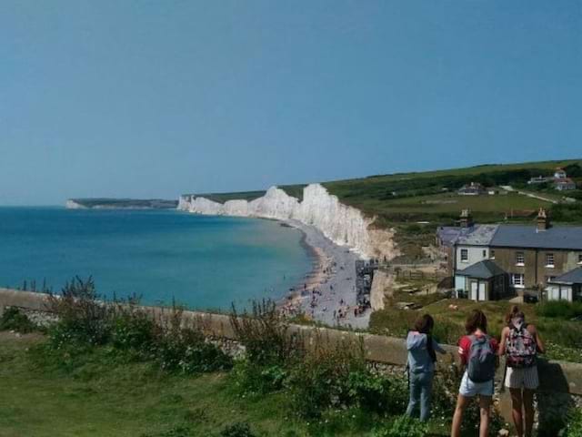 Visite des falaises d'Angleterre en séjour linguistique à Brighton