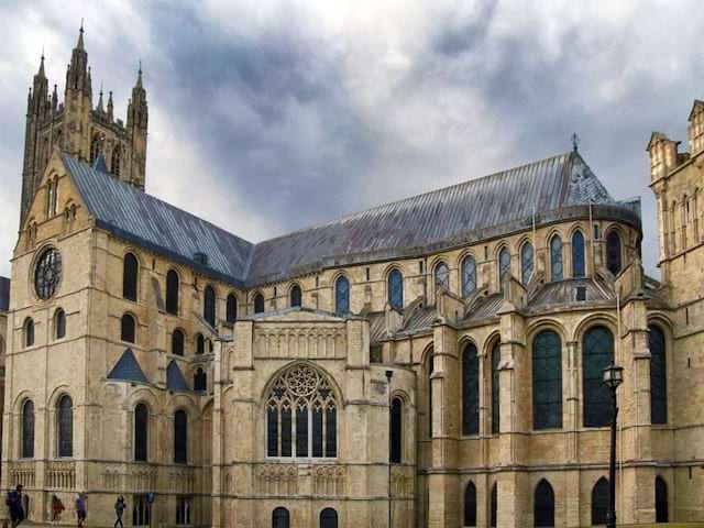 Cathédrale de Cantorbéry en Angleterre