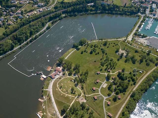 Vue d'un drône observée durant une colo de vacances cet été