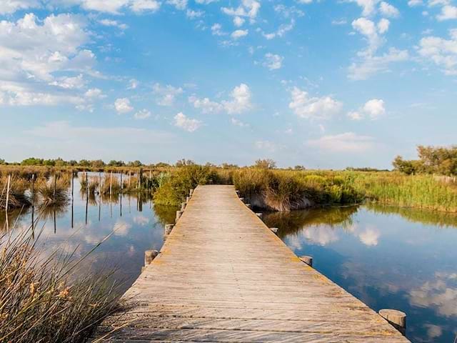 Paysage observé lors d'une colo itinérante à vélo