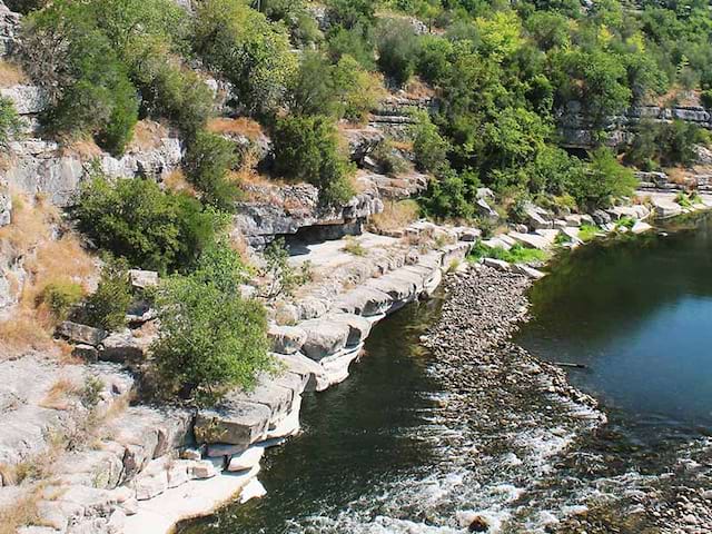 Paysage observé lors d'une colo itinérante à vélo