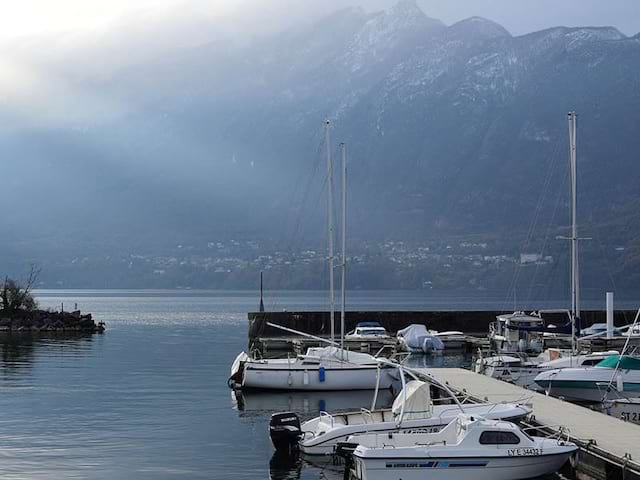 Paysage observé lors d'une colo itinérante à vélo