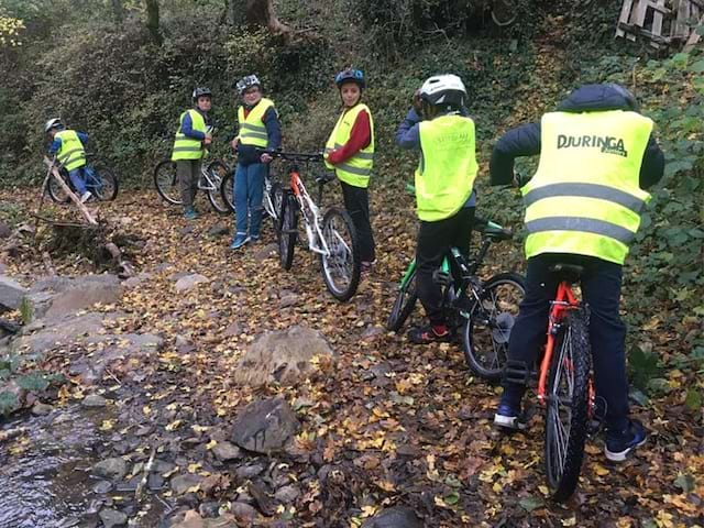 Activité vélo durant la colo de cet automne spéciale Halloween