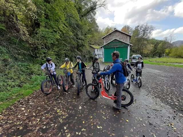 Activité trotti pente en colonie de vacances durant la Toussaint