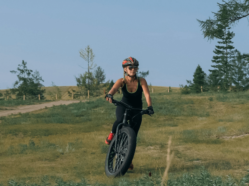 Activité Fat Bike en colonie de vacances pendant les vacances d'été