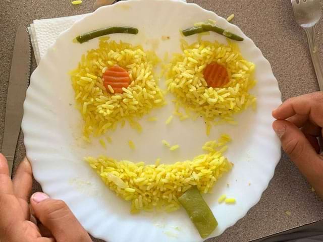 Assiette préparée en colo de vacances Petits chefs ce printemps