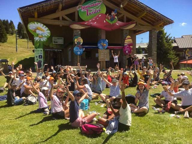 Activité mountain Twister en colo de vacances Moto cet été à Hauteluce