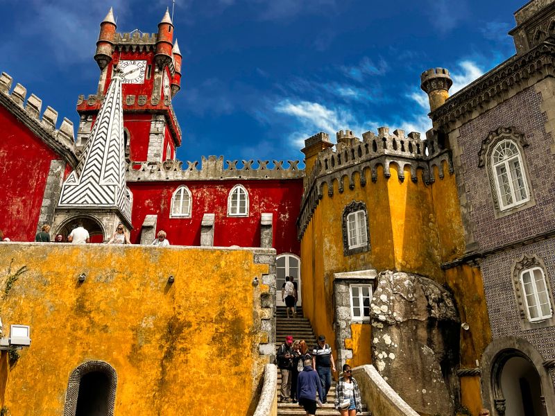 Châteaux à Sintra en colo de vacances au Portugal cet été
