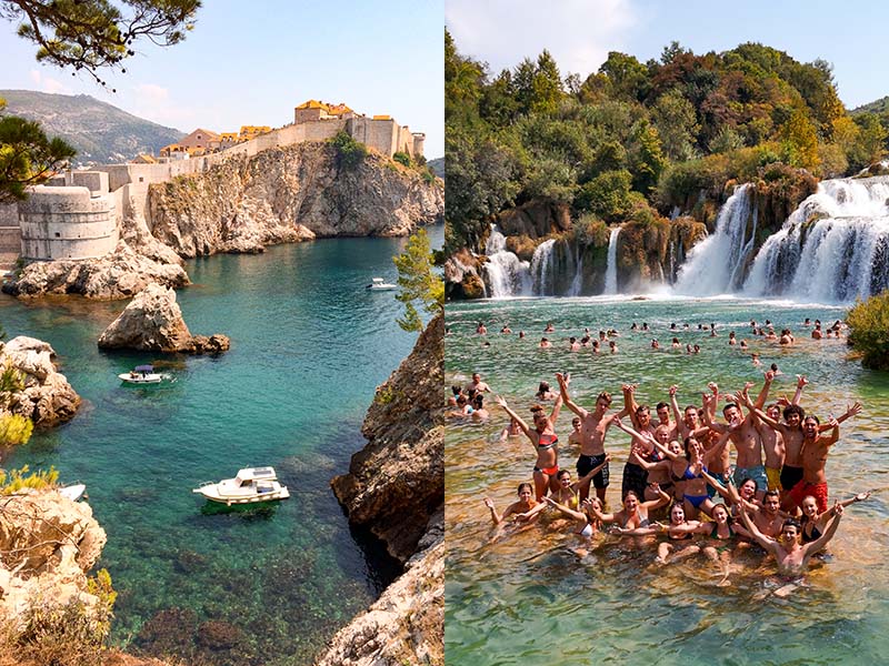 cascades croatie colonie de vacances itinerante