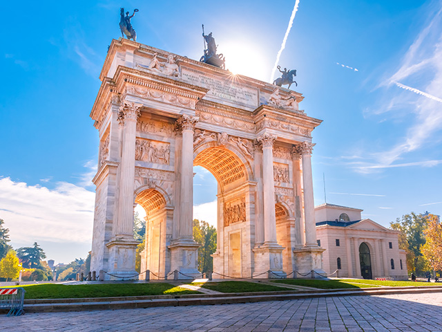 arche de la paix ou arco della pace a milan sejour en itinerance ados