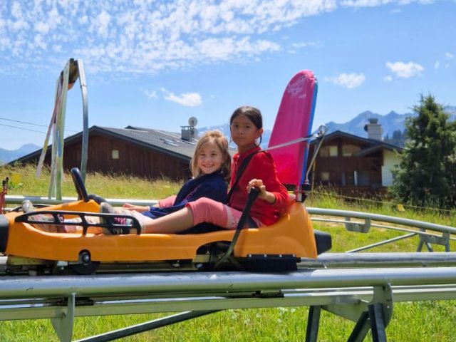 Activité Mountain Twister en colo de vacances à Hauteluce cet été