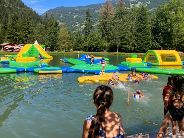 Jeux gonflables cet été à Hauteluce