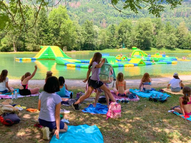 Plan d'eau Champsaur en colo de vacances cet été
