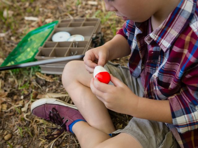 Activité pêche en colo de vacances cet été à Retournac