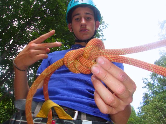 Escalade en colo de vacances à Hauteluce 