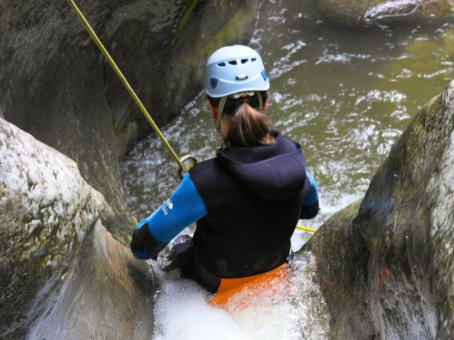 Canyoning en colo de vacances à St Jean St Nicolas