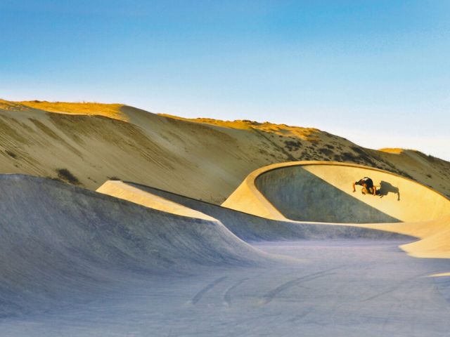 Skatepark à Seignosse en colo de vacances cet été