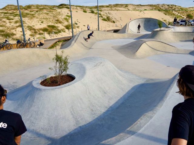 Skatepark à Seignosse en colo de vacances cet été