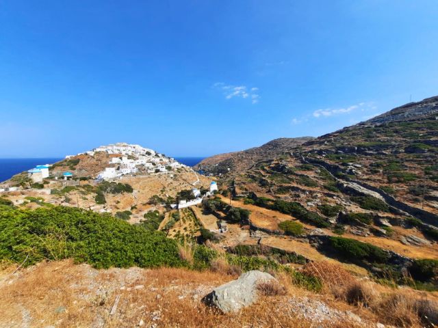 Paysage en pleine nature grecque cet été en colo