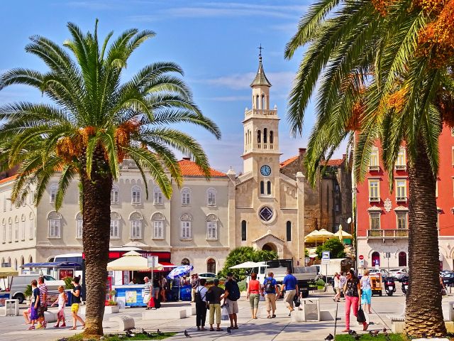 Paysage en Croatie où les jeunes ont visité cet été en colo de vacances