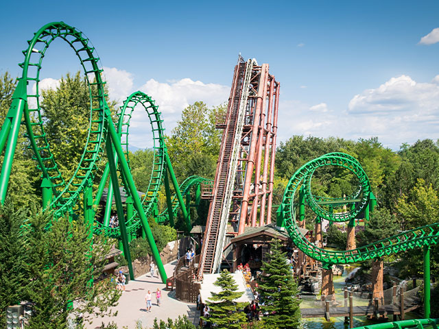 Parc d’attraction Gardaland en colo vacances en Italie