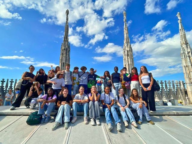 Visite du Duomo de Milan pour les ados en colo cet été