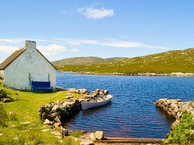 Paysage en Irlande cet été en colo de vacances