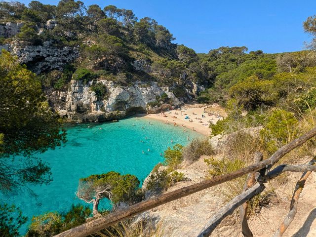Paysage à Minorque sur les iles baleares