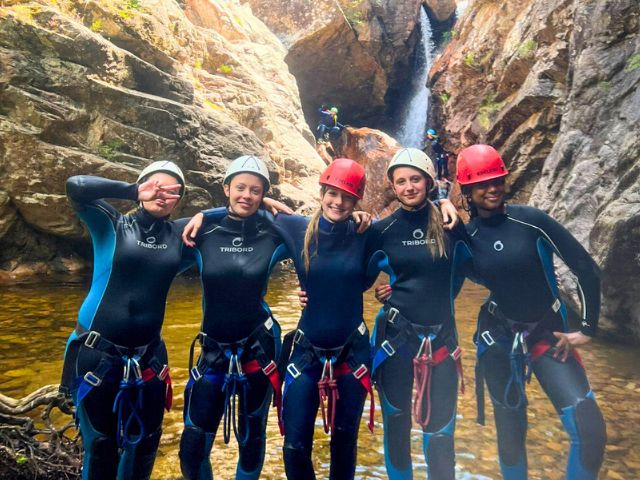 Activité canyoning en colo de vacances cet été pour les 14-17 ans