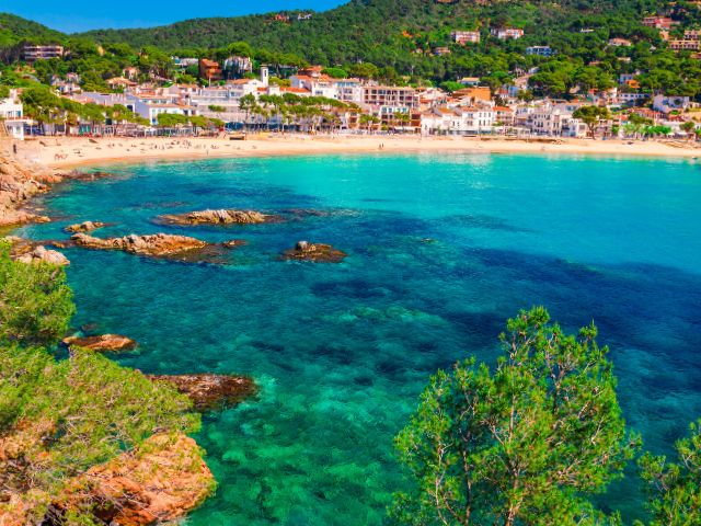 Paysage à Llafranc en colo de vacances