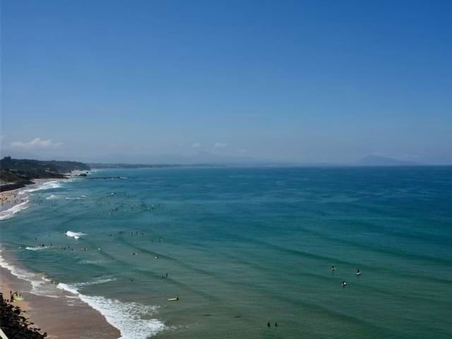 Paysage océanique à Anglet où les jeunes sont partis en colo de vacances cet été